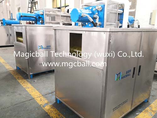 Dry ice cube making machine: YGBJ-100-1 and YGBJ-500-1.