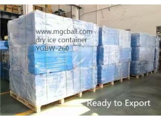 YGBW-260 dry ice containers ready to export